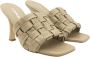 Pinko Grijs Geweven Stiletto Sandaal Green Dames - Thumbnail 6