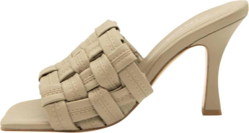 pinko Heeled Mules Grijs Dames