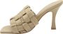 Pinko Grijs Geweven Stiletto Sandaal Green Dames - Thumbnail 7