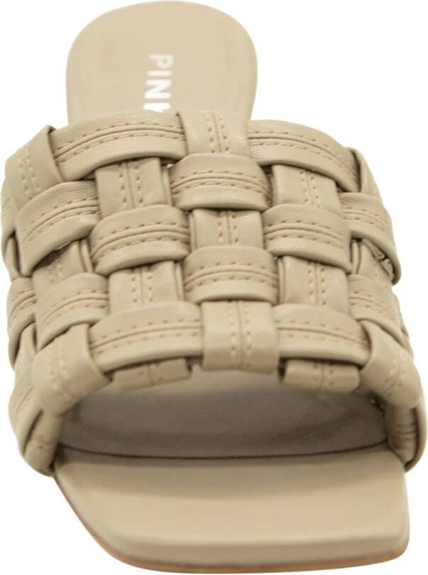 pinko Heeled Mules Grijs Dames