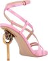 Pinko High Heel Sandals Pink Dames - Thumbnail 3