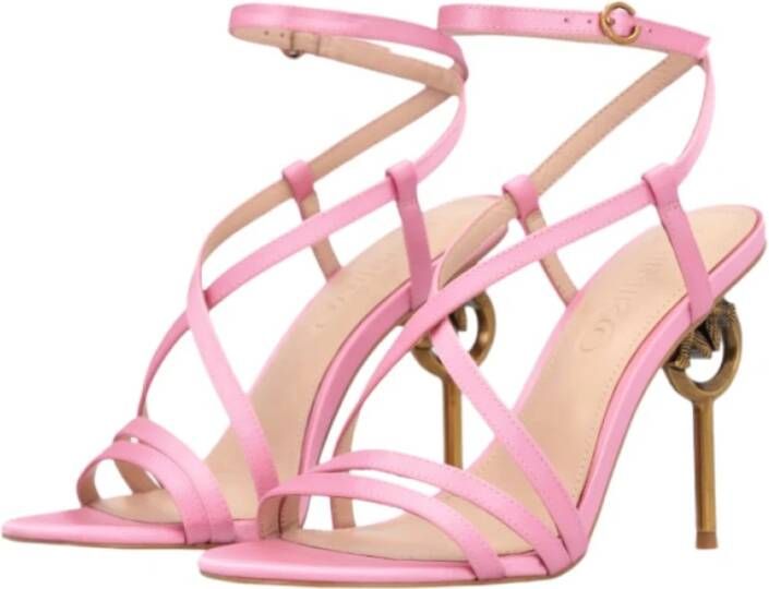 pinko High Heel Sandals Pink Dames