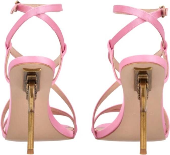 pinko High Heel Sandals Pink Dames