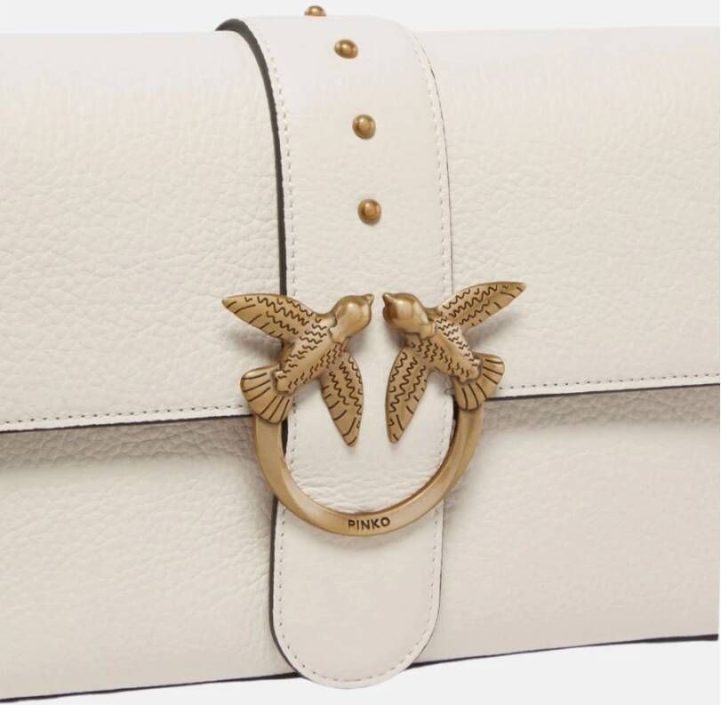 Pinko Klassieke Slouchy Leren Tas