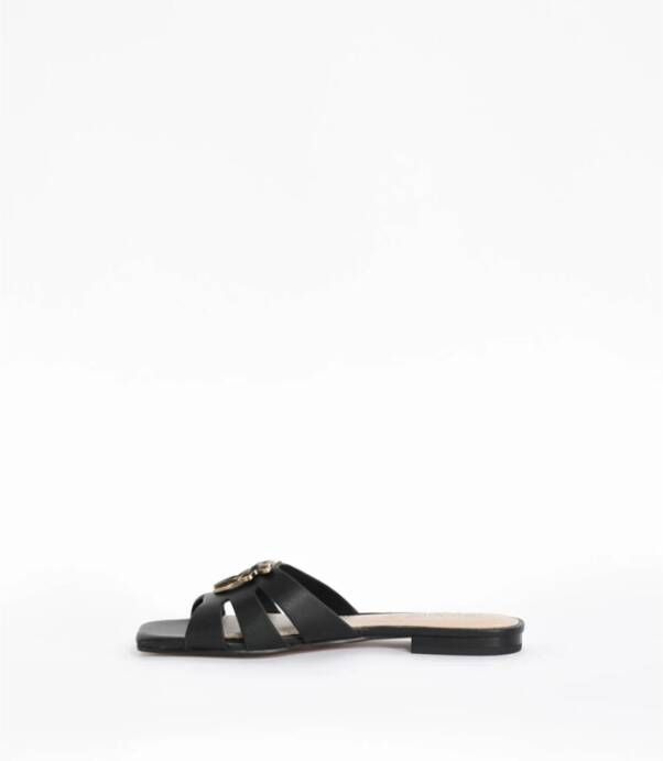 Pinko Leren lage sandalen Marli model