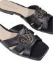 Pinko Zwarte Leren Sandalen Collectie Lente Zomer Black Dames - Thumbnail 16