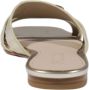 Pinko Gouden Leren Sandalen Lente Zomer Collectie Yellow Dames - Thumbnail 8