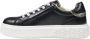 Pinko Leren Sneaker met Polyurethaan Stijl Ss0003P014Zi8 Black Dames - Thumbnail 9