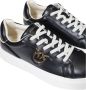 Pinko Leren Sneaker met Polyurethaan Stijl Ss0003P014Zi8 Black Dames - Thumbnail 13
