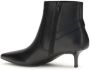 Pinko Leren Enkellaarzen met Kitten Heel - Thumbnail 2