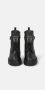 Pinko Leren enkellaarzen met logoriem Black Dames - Thumbnail 18