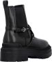 Pinko Zwarte Leren Enkellaarzen Elastisch Black Dames - Thumbnail 8