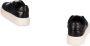 Pinko Leren lage sneakers Black Dames - Thumbnail 3
