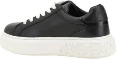 pinko Logo Platform Sneakers Urban Style Black Dames