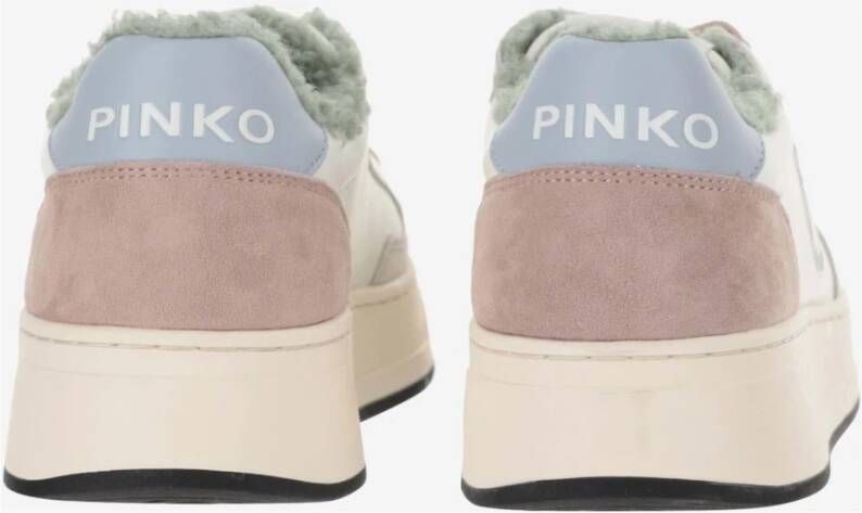 pinko Love Birds Diamond Cut Sneakers Beige Dames