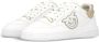 Pinko Leren Sneaker met Polyurethaan Samenstelling White Dames - Thumbnail 4