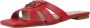 Pinko Marli Slipper Sliders Red Dames - Thumbnail 3