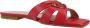 Pinko Marli Slipper Sliders Red Dames - Thumbnail 6