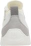 Pinko Melk Gebreid en Suède Sneakers White Dames - Thumbnail 2