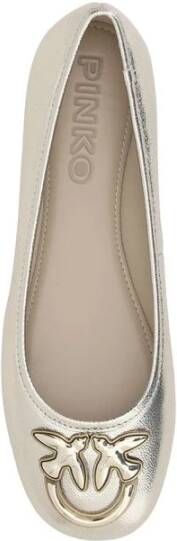 Pinko Metallic Ballerina's met Iconisch Logo