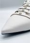 Pinko Slippers & Mules Pointed-Toe Sabot With Cut-Out Insert in wit - Thumbnail 11