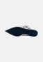 Pinko Slippers & Mules Pointed-Toe Sabot With Cut-Out Insert in wit - Thumbnail 12