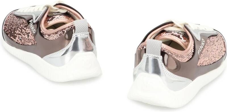 Pinko Paillet versierde lage sneakers