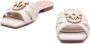 Pinko Witte Leren Sandalen Lente Zomer Collectie White Dames - Thumbnail 22