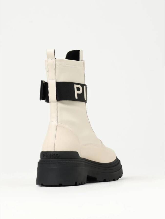 Pinko Platte Enkellaarsjes