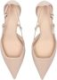 Pinko Beige Leren Pumps met Verstelbare Band Beige Dames - Thumbnail 12