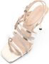 Pinko Rhinestone Strap Lisa leren sandalen - Thumbnail 2