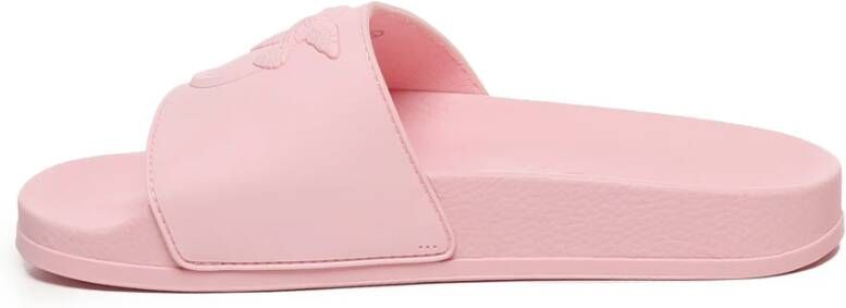Pinko Rubberen Sandalen met Logo Print