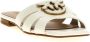 Pinko Witte Leren Sandalen Lente Zomer Collectie White Dames - Thumbnail 13