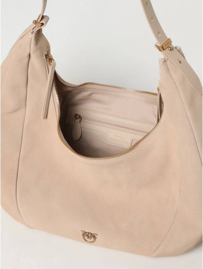 Pinko Slouchy Hobo Suède Tas