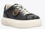 Pinko Leren Sneaker met Polyurethaan Stijl Ss0003P014Zi8 Black Dames - Thumbnail 20