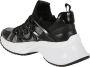 Pinko Zwarte platte schoenen met neopreen en strass Black Dames - Thumbnail 3