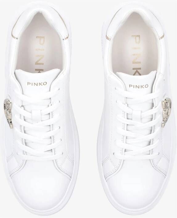 pinko Witte Sneaker Yoko 01 White Dames