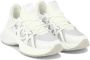 Pinko Low-Top Sneakers Panelled Design Scuba Jersey And Calf Leather Snea in wit - Thumbnail 6