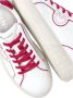 Pinko Witte Leren Sneakers met Contrastafwerking en Rubberen Zool White Dames - Thumbnail 15