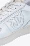 Pinko Witte Casual Gesloten Platte Sneakers White Dames - Thumbnail 6