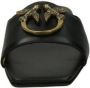 Pinko Leren Instappers met Love Birds Logo Black Dames - Thumbnail 16