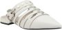 Pinko Slippers & Mules Pointed-Toe Sabot With Cut-Out Insert in wit - Thumbnail 4