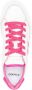 Pinko Leren en stoffen sneakers met Love Birds Diamond Cut logo Pink Dames - Thumbnail 6
