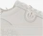 Pinko Low-Top Sneakers Yoko Leather Sneakers With Logo in wit - Thumbnail 8