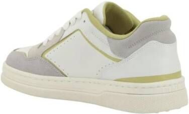 pinko Stijlvolle Veterschoenen met Geperforeerde Neus White Dames