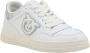 Pinko Stijlvolle Veterschoenen met Paneeldesign White Dames - Thumbnail 4