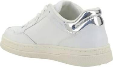 pinko Stijlvolle Veterschoenen met Paneeldesign White Dames