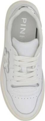 pinko Stijlvolle Veterschoenen met Paneeldesign White Dames