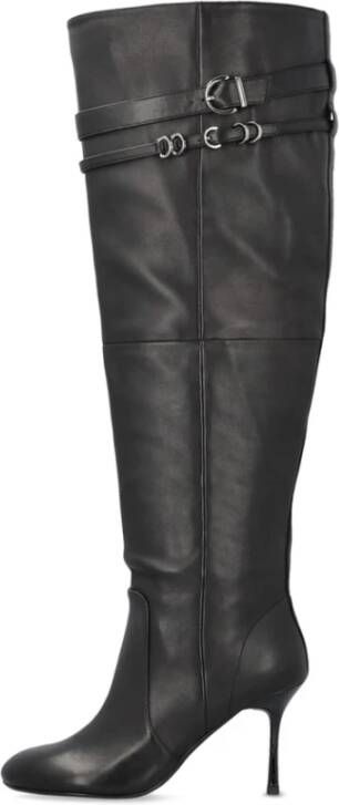 Pinko Stiletto Enkellaarsjes met Gespdetail