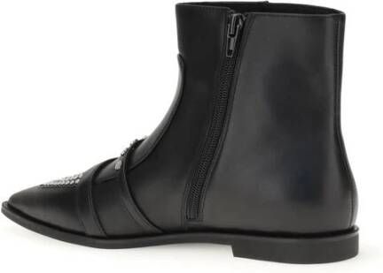 Pinko Studded Enkellaarzen met Rock Touch